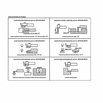 Cylinder/Hole Probe MPN:ISR-S400-SB110