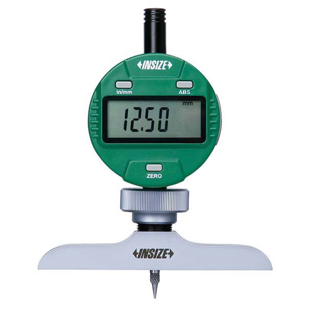 Electronic Depth Gages, Maximum Measurement (mm): 300.00, Resolution (Decimal Inch): 0.0005, Base Length (Inch): 4, Data Output: Yes, Calibrated: Yes MPN:2141-202A