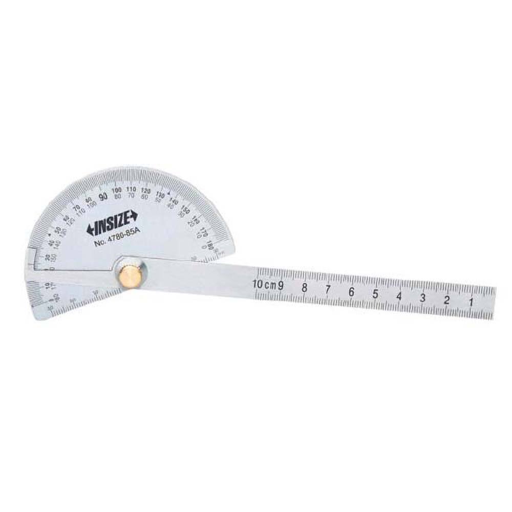 Round & Rectangular Head Protractors, Head Type: Round , Blade Length (mm): 154.0000 , Blade Length (Inch): 6 , Maximum Measurement (Degrees): 180.00  MPN:4780-85A