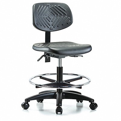 Cleanroom Task Chair 300 lb Cap. PU MPN:GRPMBCH-RG-CF-RC