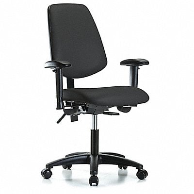 Cleanroom Task Chair 300 lb Cap. Vinyl MPN:GRVDHCH-MB-RG-RC-8540A1