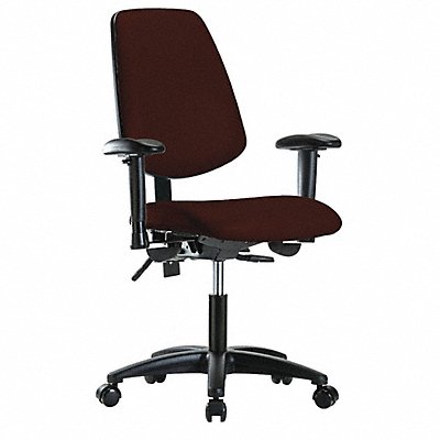 Cleanroom Task Chair 300 lb Cap. Vinyl MPN:GRVDHCH-MB-RG-RC-8569A1