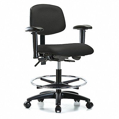 Cleanroom Task Chair 300 lb Cap. Vinyl MPN:GRVMBCH-RG-CF-RC-8540A1