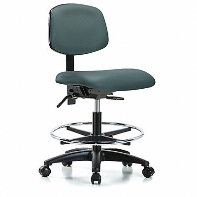 Cleanroom Task Chair 300 lb Cap. Vinyl MPN:GRVMBCH-RG-CF-RC-8546