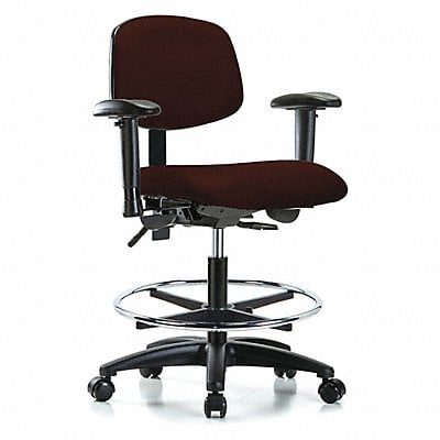 Cleanroom Task Chair 300 lb Cap. Vinyl MPN:GRVMBCH-RG-CF-RC-8569A1