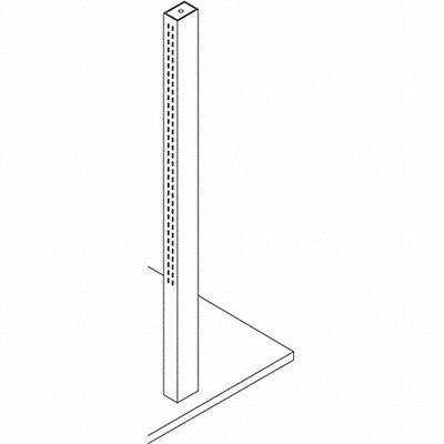 Island Stanchion Steel 2 W 3 D MPN:GRFT-23-4B-48.00A