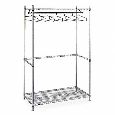 Garment Rack Stainless Steel 36 W 24 D MPN:GRGRU2436S