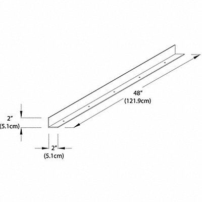 Retaining Lip Steel 48 W 2 D MPN:GRPSLA48