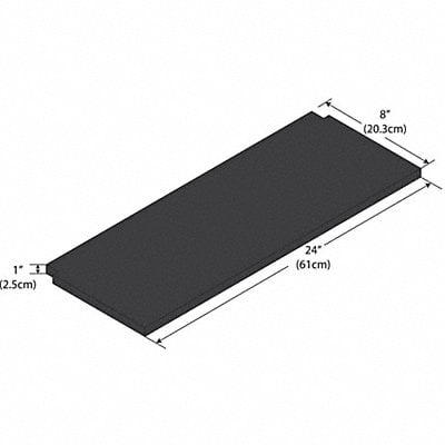 Notched Shelf Phenolic 24 W 9-1/2 D MPN:GRPSN0824