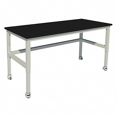 Adjustable Table 2000 lb Cap. 48 W 24 D MPN:GRHD-4824-HCAP