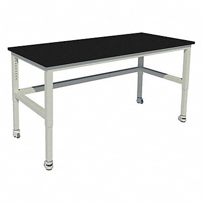 Adjustable Table 2000 lb Cap. 48 W 30 D MPN:GRHD-4830-HCAP