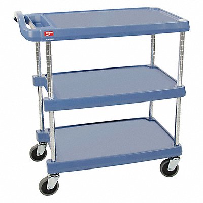 Laboratory Utility Cart Blue 35-1/2 H MPN:GRMY1627-34BU