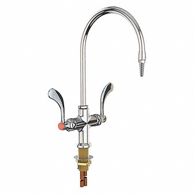 Gooseneck Laboratory Faucet Brass Body MPN:GRL412-8-BH