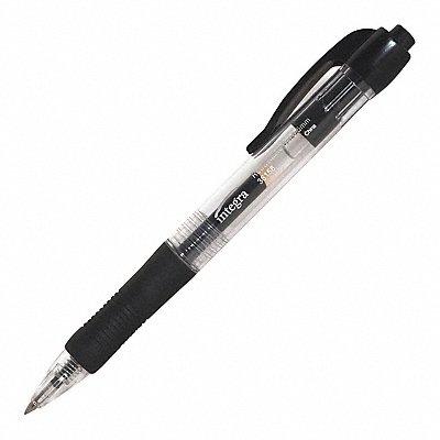 Retractable 0.5Mm Gel Pens Black PK12 MPN:ITA36156