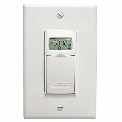 Timer Elect. Wall Switch 120-277V 20A WH MPN:EI400WC