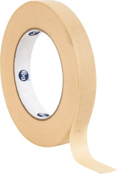 Masking Tape: 18 mm Wide, 60 yd Long, 6 mil Thick, Tan MPN:73848