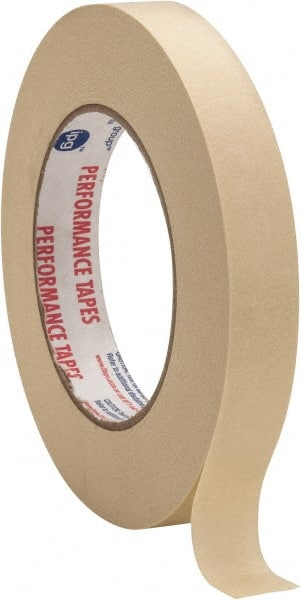 Masking Tape: 18 mm Wide, 60 yd Long, 6.7 mil Thick, White MPN:PG49..6