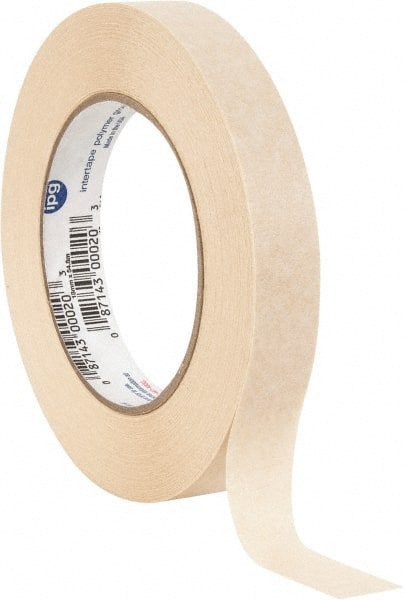 Masking Tape: 18 mm Wide, 60 yd Long, 5.8 mil Thick, Tan MPN:PG505.120