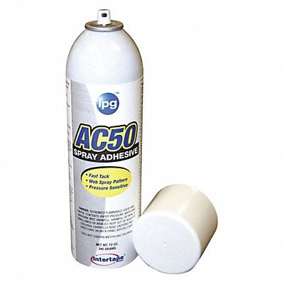 Spray Adhesive 12 fl oz Aerosol Can PK12 MPN:82766