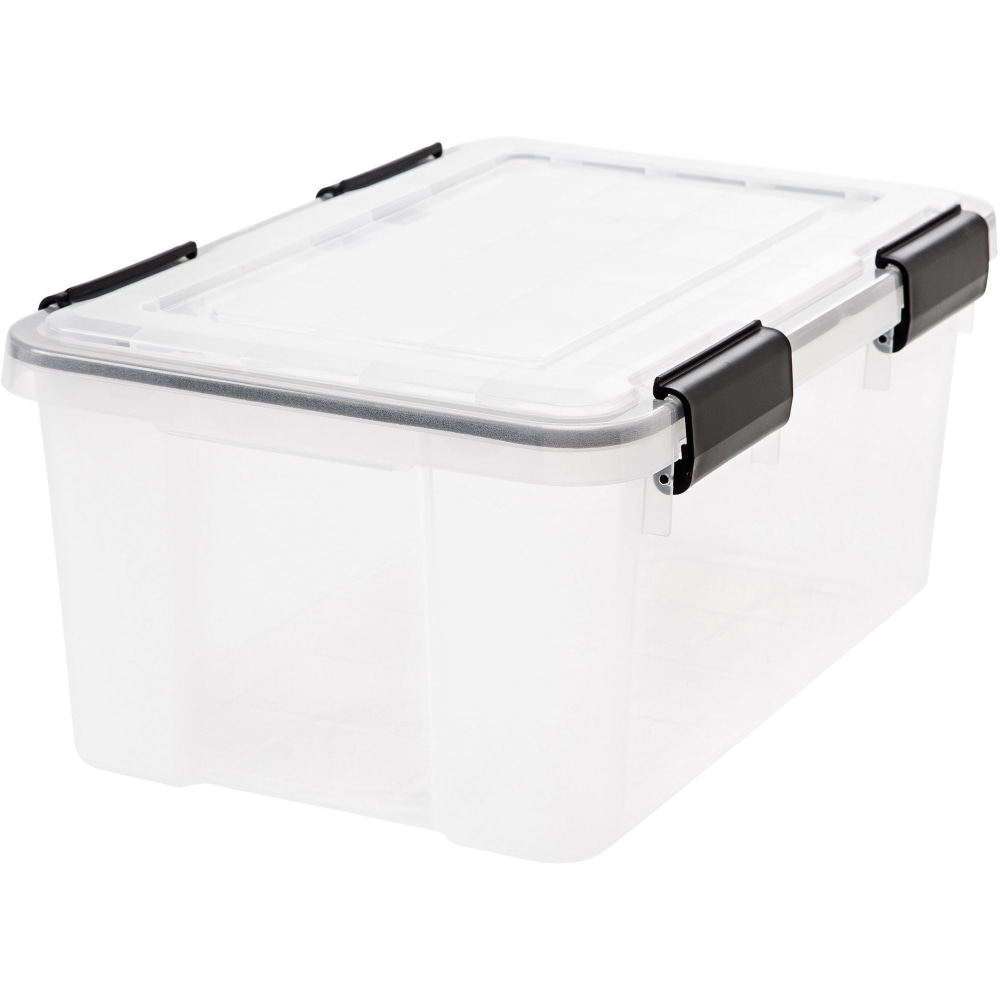 IRIS WeatherTight Heavy-duty Storage Tote - Internal Dimensions: 14.75in Length x 9.63in Width x 7in Height - 6 / Carton MPN:110380-CT