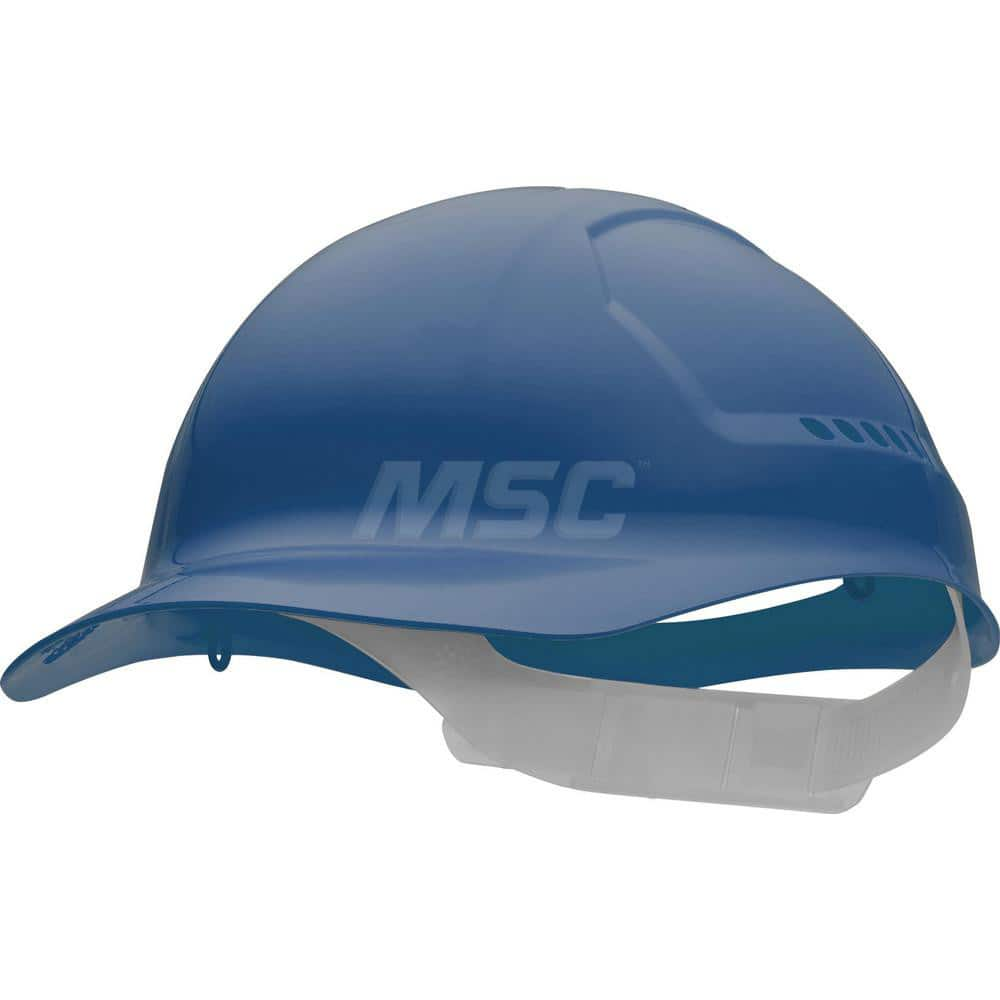 Bump Caps, Bump Cap Type: Front Brim Bump Cap , Material: Nylon , Adjustment Type: Adjustable , Color: Blue , Vented: Yes  MPN:G62003