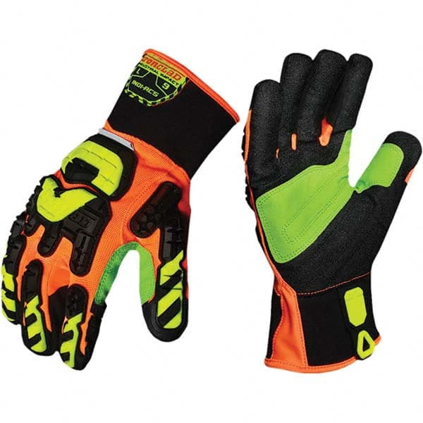 Cut-Resistant & Impact-Resistant Gloves: Size 2X-Large, ANSI Puncture 5, Unlined Lined, Synthetic MPN:INDI-RC5-06-XXL