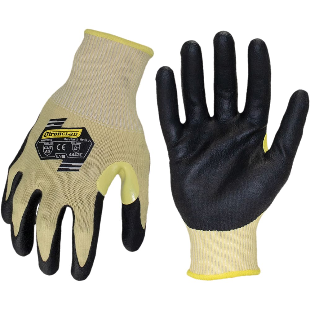 Cut-Resistant Gloves: Size Small, ANSI Cut A3, ANSI Puncture 4, Foam Nitrile, Series KKC3KV MPN:KKC3KV-02-S