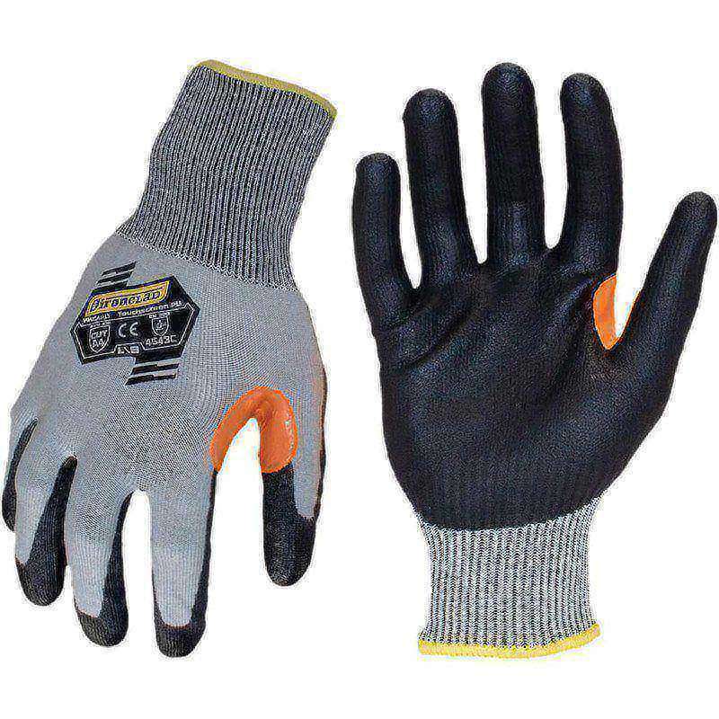 Cut-Resistant & Abrasion Resistant Gloves: Size Small, ANSI Cut A4, ANSI Puncture 5, Polyurethane, Series KKC4PU MPN:KKC4PU-02-S