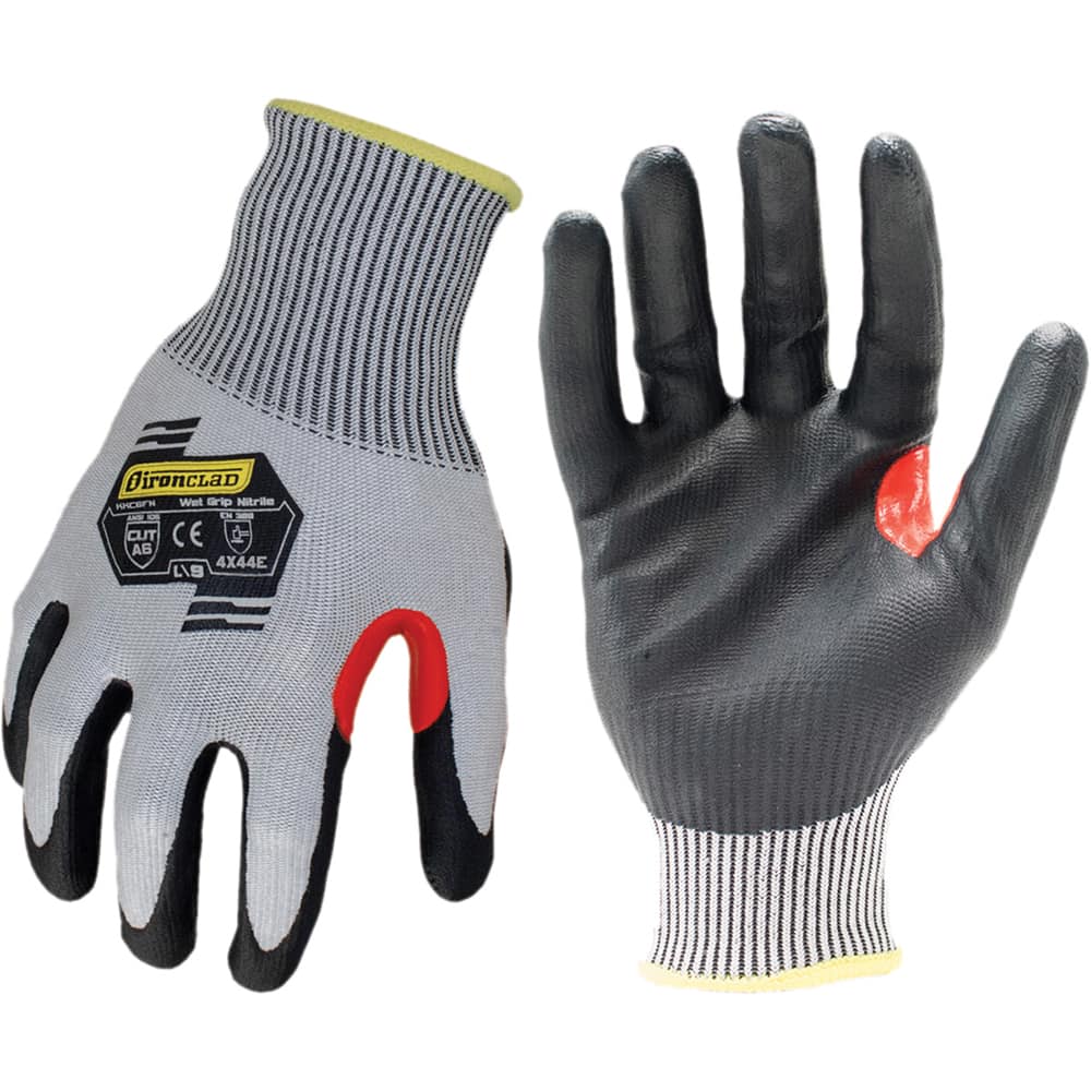 Cut-Resistant Gloves: Size Small, ANSI Cut A6, ANSI Puncture 5, Foam Nitrile, Series KKC6FN MPN:KKC6FN-02-S