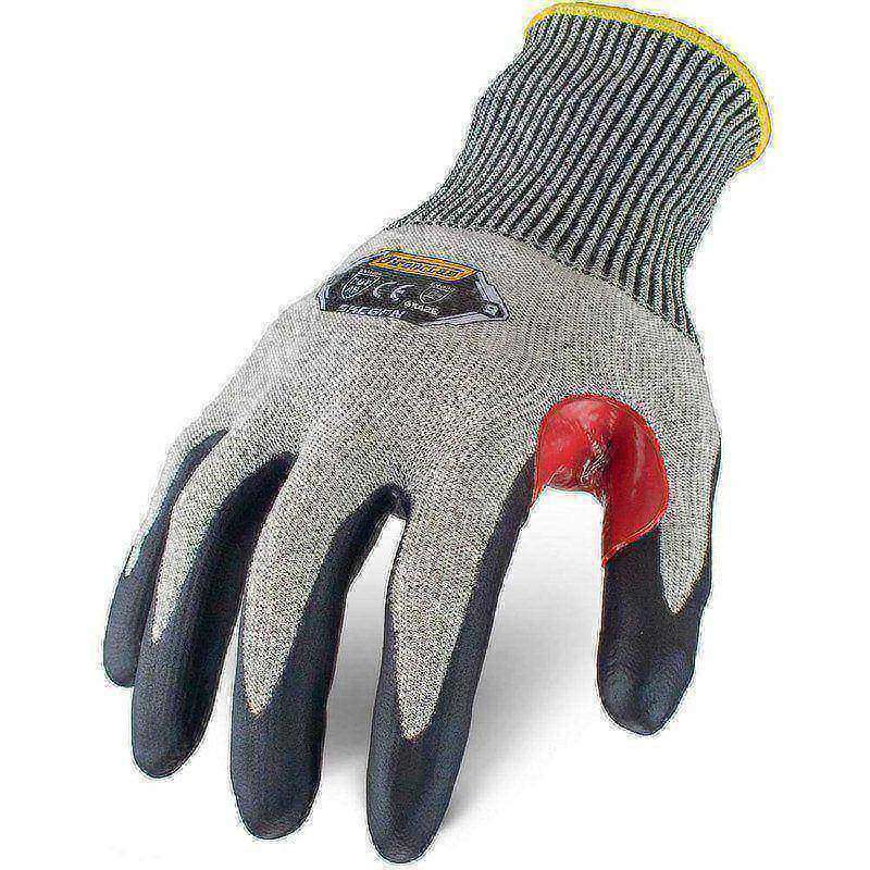 Puncture-Resistant Gloves:  Size  Medium,  ANSI Cut  A6,  ANSI Puncture  4,  Foam Nitrile,  HPPE Steel Blended Knit MPN:SKC6FN-03-M