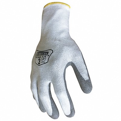 Knit Gloves White/Gray Size M PR MPN:G-IKC3-03-M