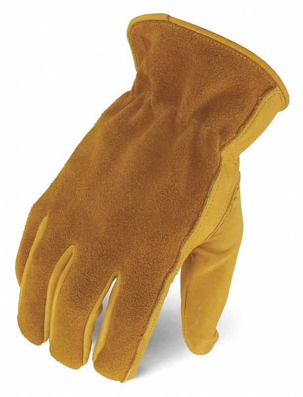 Leather Palm Gloves Tan Size L PR MPN:IEX-WHO-04-L