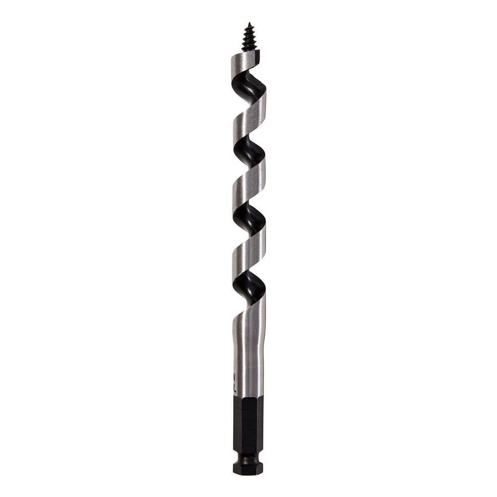 Auger & Utility Drill Bits, Shank Diameter: 0.4370 , Coating: Uncoated , Overall Length: 7.50  MPN:1779139