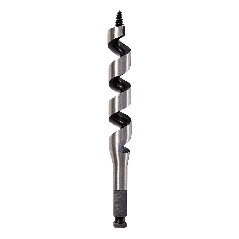 Auger & Utility Drill Bits, Shank Diameter: 0.4370 , Coating: Uncoated , Overall Length: 7.50  MPN:1779343