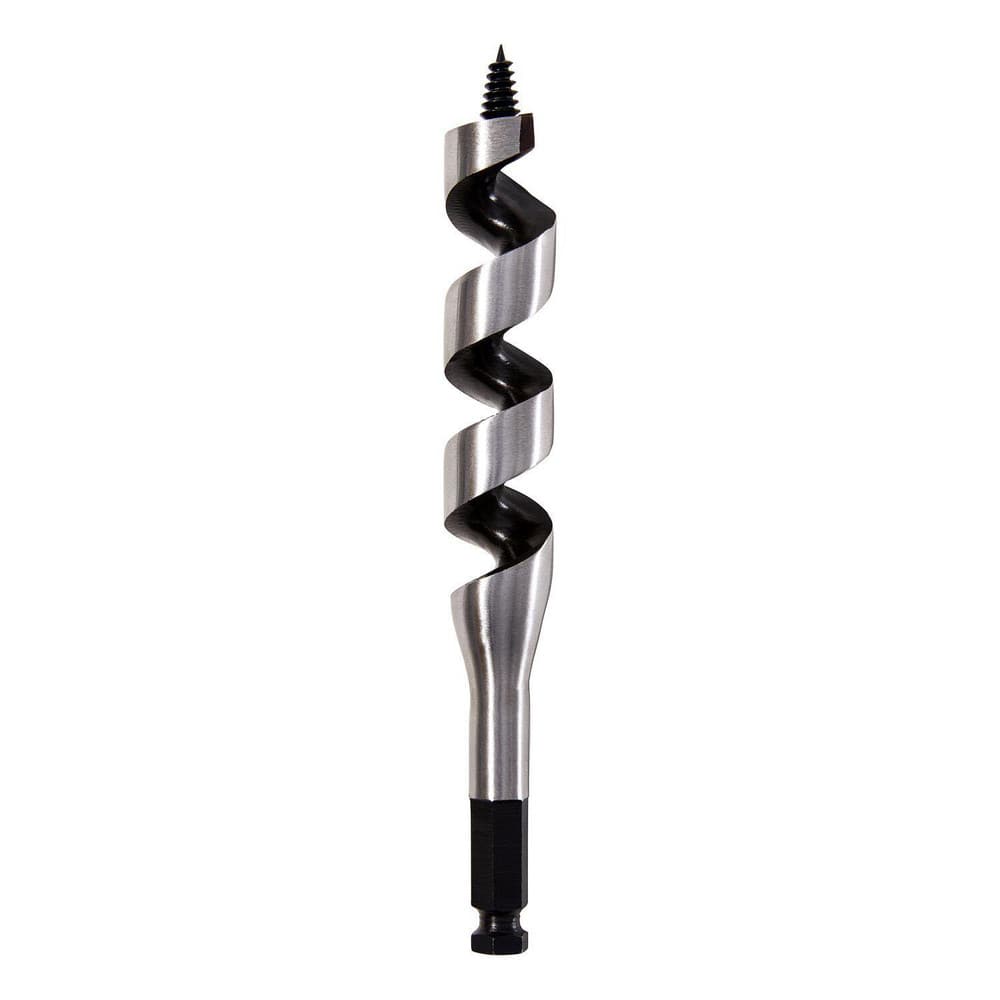 Auger & Utility Drill Bits, Shank Diameter: 0.4370 , Coating: Uncoated , Overall Length: 7.50  MPN:1779345