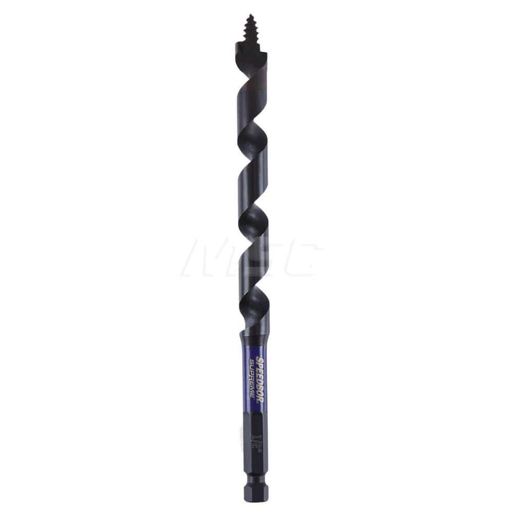 Auger & Utility Drill Bits, Auger Bit Size: 0.5000 , Shank Diameter: 3.0000 , Shank Size: 3.0000 , Shank Type: Hex , Tool Material: High-Speed Steel  MPN:IWAX3015