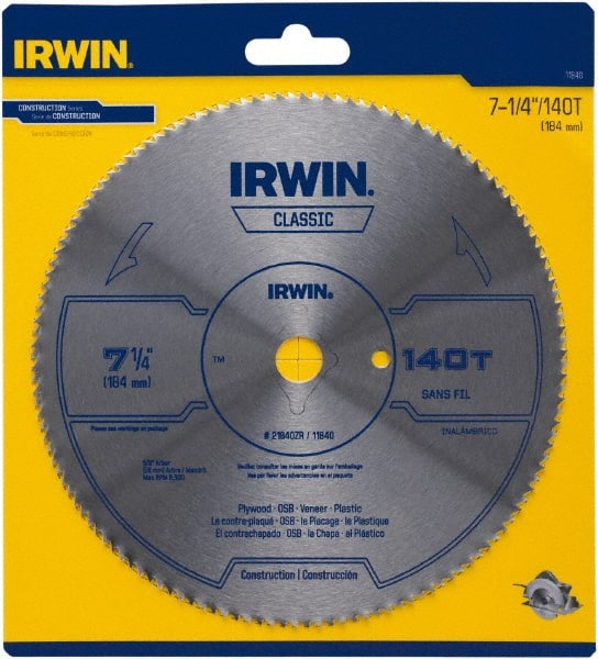 Wet & Dry Cut Saw Blade: 7-1/4