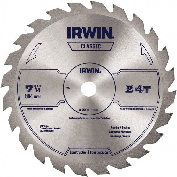 Wet & Dry Cut Saw Blade: 7-1/4