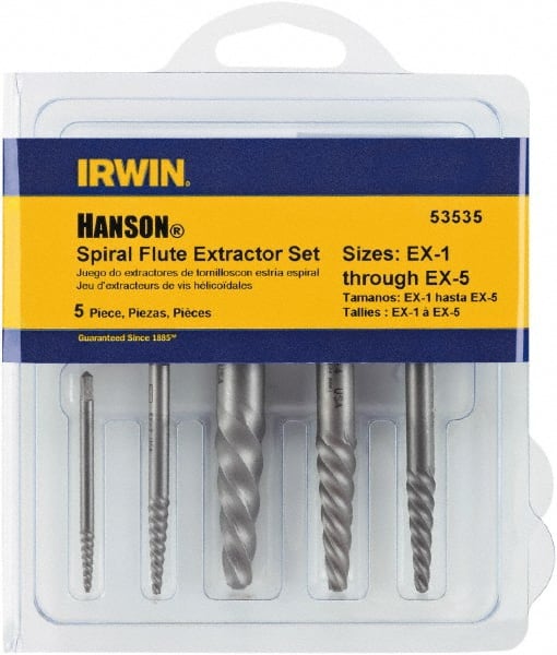 Bolt & Screw Extractor Set: MPN:53535