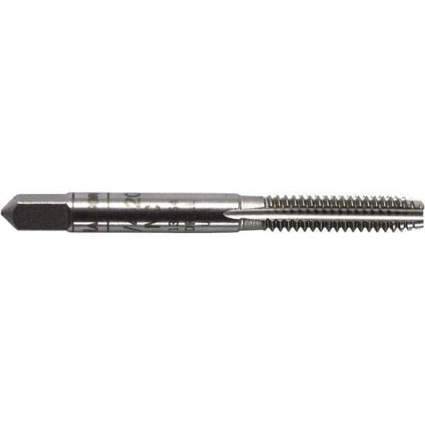 Straight Flute Tap: 1-8 UNC, 4 Flutes, Plug, 2B Class of Fit, Carbon Steel, Bright/Uncoated MPN:1465ZR