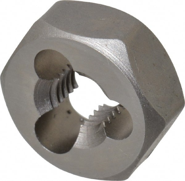 Hex Rethreading Die: 1/4-28, Right Hand, Carbon Steel MPN:7223