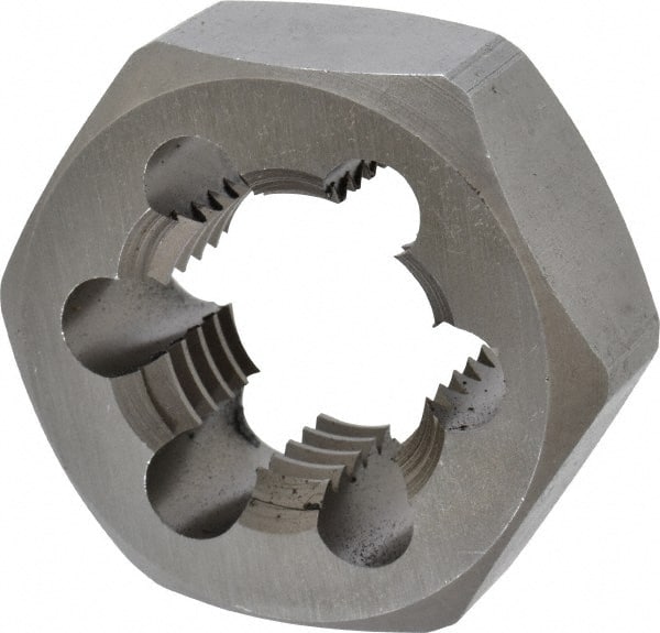 Hex Rethreading Die: 1-3/8-6, 1