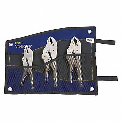 Locking Pliers Set 3 pcs. 3/8 W Jaw MPN:IRHT82591