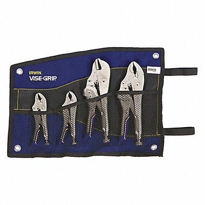 Locking Pliers Set 4 pcs. 3/8 W Jaw MPN:IRHT82592