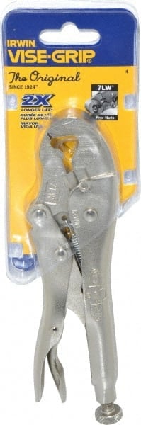 Locking Plier: 6 to 8.9 in, 3/4