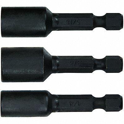 Nutsetter Set Steel Impact Rated PK3 MPN:IWAF342-3