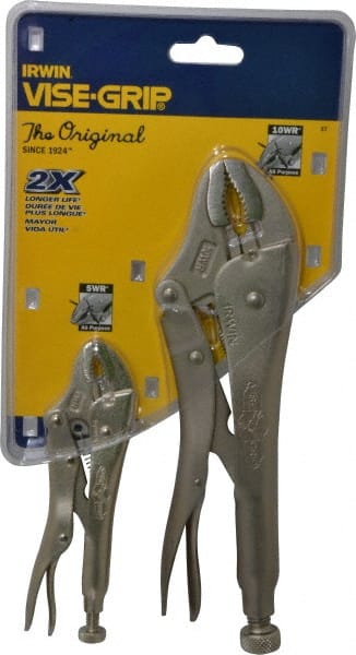 Plier Set: 2 Pc, Locking Pliers MPN:37