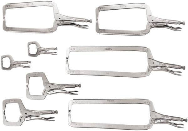 Plier Set: 8 Pc, Locking Pliers MPN:8107ZR