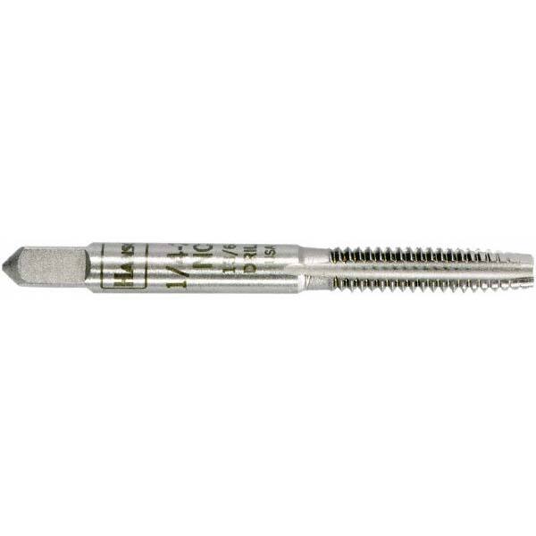 Straight Flute Tap: 1/4-20 UNC, 4 Flutes, Taper, 2B Class of Fit, Carbon Steel, Bright/Uncoated MPN:1320ZR