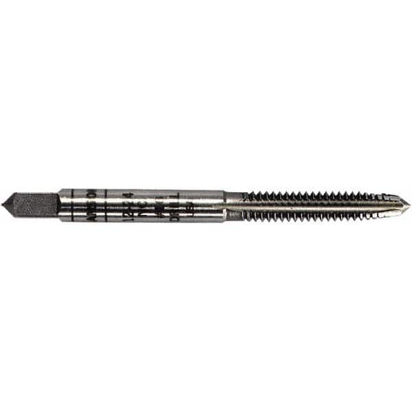 Straight Flute Tap: M5x0.80 Metric Coarse, 4 Flutes, Plug, 2B Class of Fit, Carbon Steel MPN:1722ZR